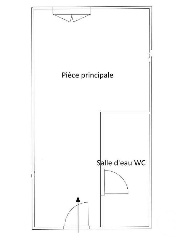 Appartement F1 &agrave; louer - 1 pi&egrave;ce - 17,64 m2 - Villeurbanne - 69 - RHONE-ALPES