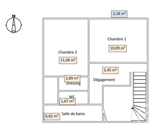 Appartement F3 &agrave; louer - 3 pi&egrave;ces - 73,23 m2 - Lyon - 69008 - RHONE-ALPES