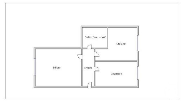 Appartement F1 &agrave; louer - 1 pi&egrave;ce - 24,09 m2 - Lyon - 69004 - RHONE-ALPES