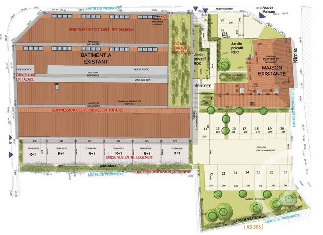 Appartement Duplex &agrave; vendre - 3 pi&egrave;ces - 73 m2 - Trevoux - 01 - RHONE-ALPES