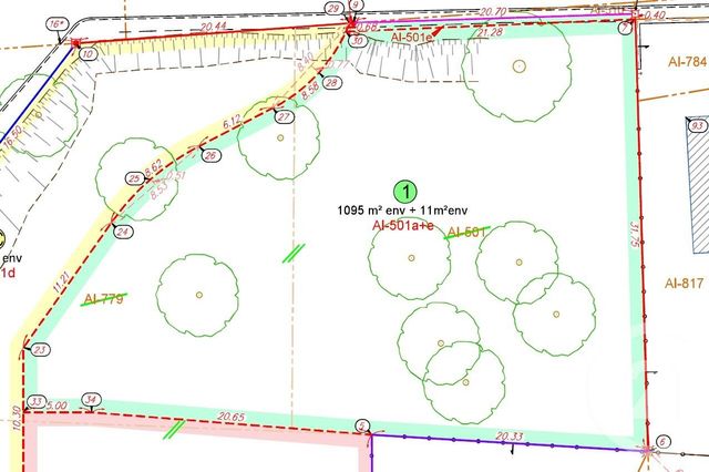 Terrain &agrave; vendre - 1106 m2 - Trevoux - 01 - RHONE-ALPES