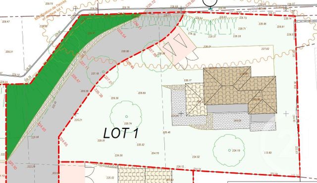 Terrain &agrave; vendre - 1106 m2 - Trevoux - 01 - RHONE-ALPES