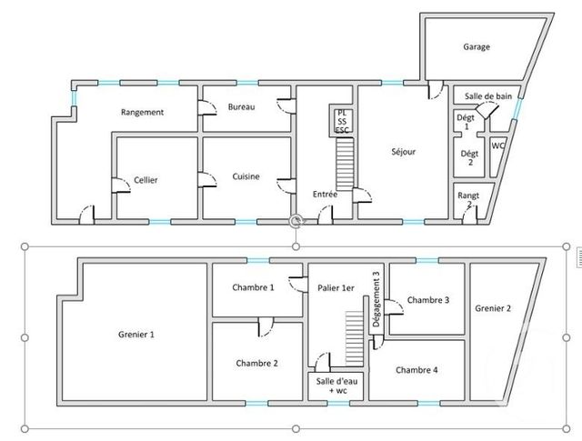 Maison &agrave; vendre - 6 pi&egrave;ces - 127,48 m2 - Varennes Vauzelles - 58 - BOURGOGNE