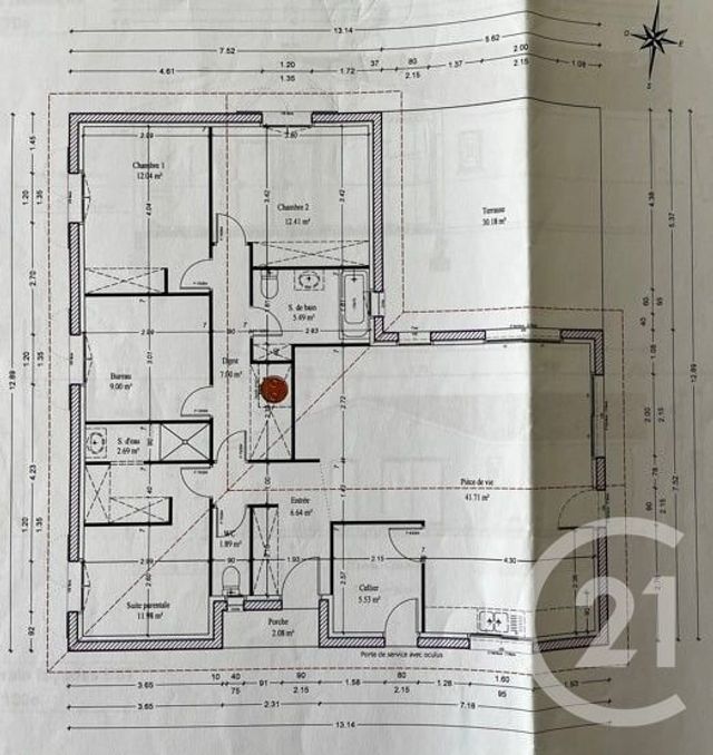 Maison &agrave; vendre - 6 pi&egrave;ces - 116,38 m2 - Saumos - 33 - AQUITAINE