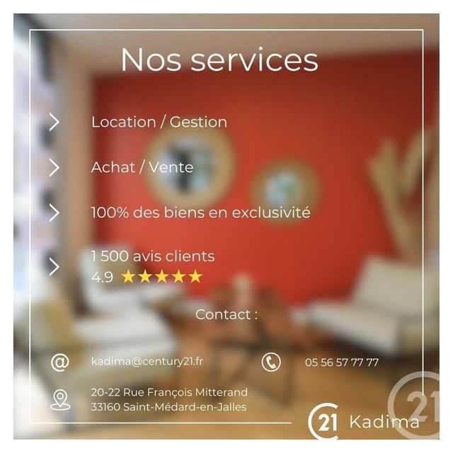 Maison &agrave; vendre - 5 pi&egrave;ces - 101,89 m2 - St Medard En Jalles - 33 - AQUITAINE