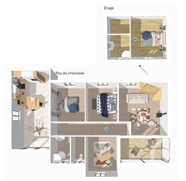 Maison &agrave; vendre - 6 pi&egrave;ces - 163,23 m2 - St Michel En L Herm - 85 - PAYS-DE-LOIRE