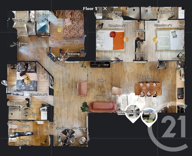 Maison &agrave; vendre - 6 pi&egrave;ces - 154,09 m2 - Lucon - 85 - PAYS-DE-LOIRE