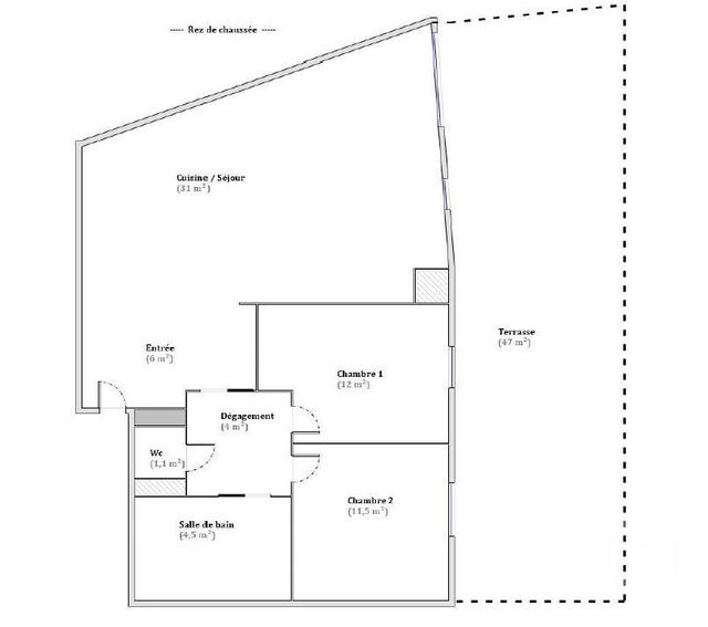 Appartement F3 à vendre - 3 pièces - 70,10 m2 - St Laurent Du Var - 06 - PROVENCE-ALPES-COTE-D-AZUR