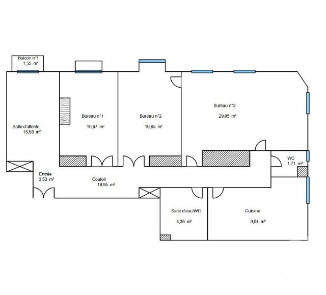 Appartement F4 à vendre - 4 pièces - 114,04 m2 - Nice - 06 - PROVENCE-ALPES-COTE-D-AZUR