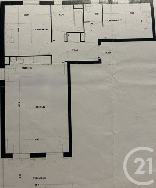 Appartement T3 à vendre - 3 pièces - 64,20 m2 - La Colle Sur Loup - 06 - PROVENCE-ALPES-COTE-D-AZUR