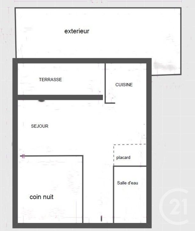 Appartement F1 &agrave; vendre - 1 pi&egrave;ce - 28,19 m2 - Cagnes Sur Mer - 06 - PROVENCE-ALPES-COTE-D-AZUR