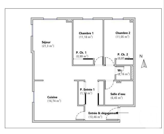 Appartement F3 &agrave; vendre - 3 pi&egrave;ces - 86,74 m2 - Vence - 06 - PROVENCE-ALPES-COTE-D-AZUR