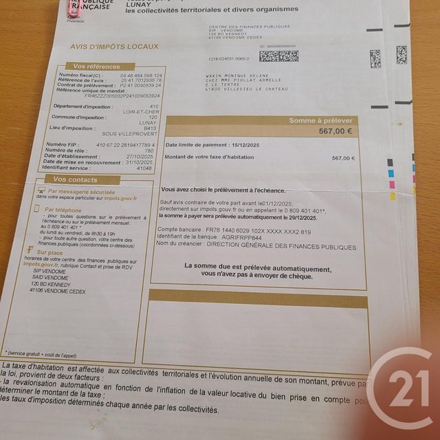 Maison &agrave; vendre - 3 pi&egrave;ces - 61,26 m2 - Lunay - 41 - CENTRE