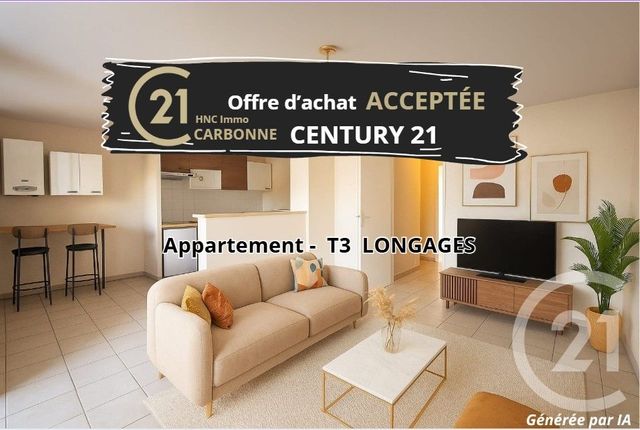 Appartement T3 à vendre LONGAGES