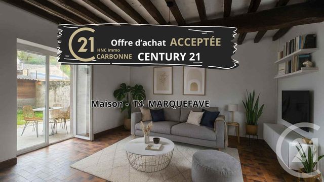 Prix immobilier MARQUEFAVE - Photo d’une maison vendue