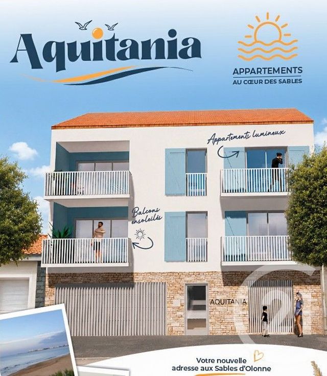 Appartement F4 à vendre LES SABLES D OLONNE