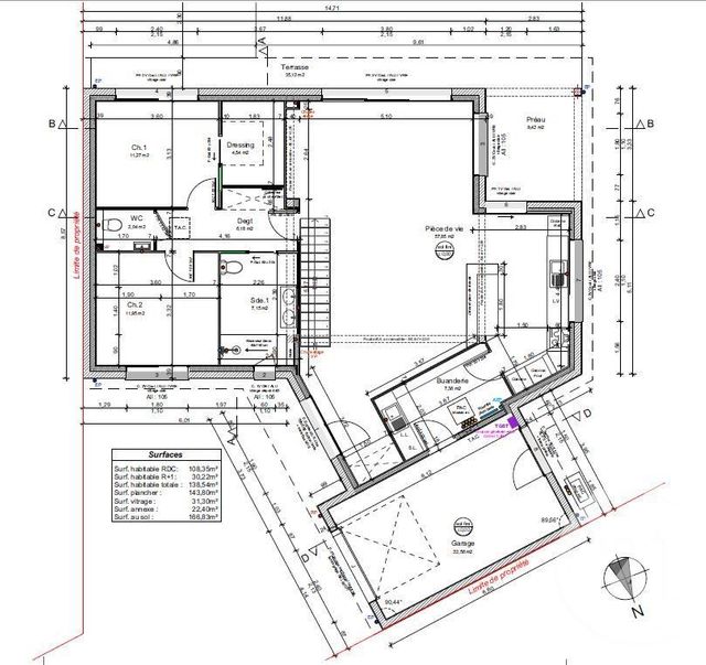 Maison à vendre - 5 pièces - 138,54 m2 - Pornic - 44 - PAYS-DE-LOIRE