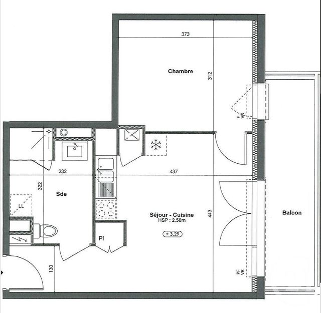 Appartement T2 &agrave; vendre - 2 pi&egrave;ces - 40,41 m2 - Pornic - 44 - PAYS-DE-LOIRE