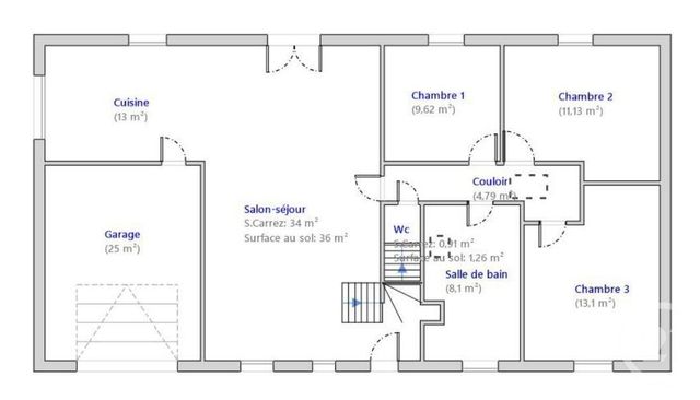 Maison &agrave; vendre - 4 pi&egrave;ces - 110,75 m2 - Pornic - 44 - PAYS-DE-LOIRE