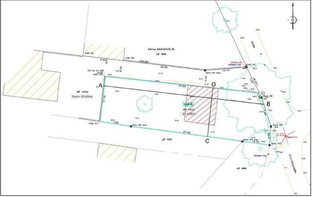 Terrain &agrave; vendre - 479 m2 - Les Moutiers En Retz - 44 - PAYS-DE-LOIRE