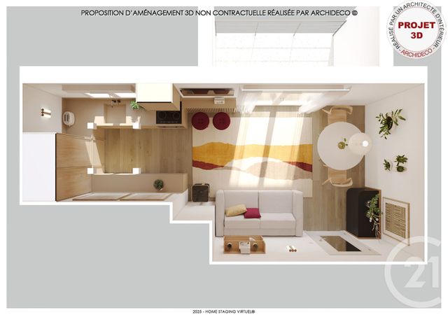 Appartement Studio &agrave; vendre - 1 pi&egrave;ce - 25,81 m2 - Tremblay En France - 93 - ILE-DE-FRANCE