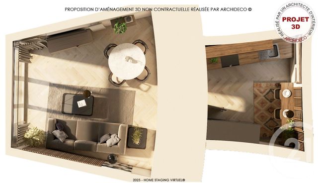 Appartement F3 à vendre - 3 pièces - 69,65 m2 - Tremblay En France - 93 - ILE-DE-FRANCE