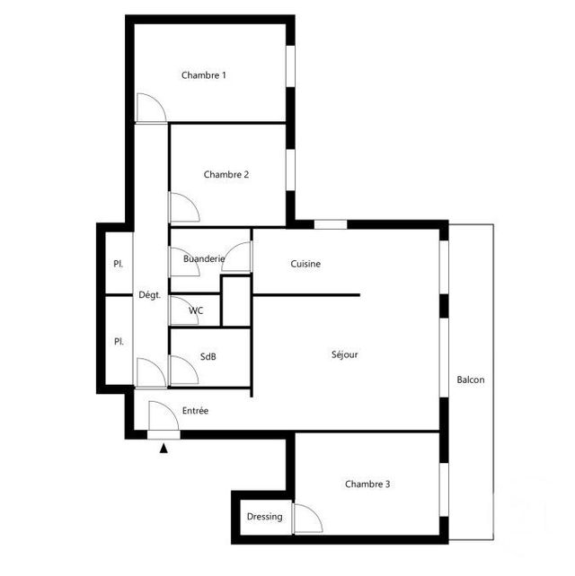 Appartement F4 &agrave; vendre - 4 pi&egrave;ces - 80,59 m2 - Tremblay En France - 93 - ILE-DE-FRANCE