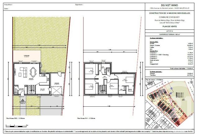 Maison &agrave; vendre - 6 pi&egrave;ces - 120 m2 - Argancy - 57 - LORRAINE