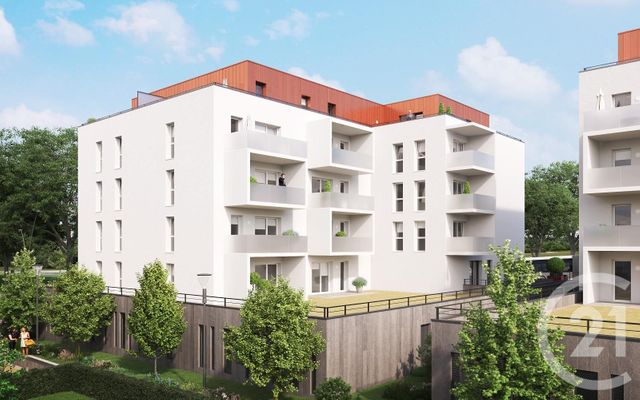 Appartement F2 à vendre - 2 pièces - 44,40 m2 - Metz - 57 - LORRAINE