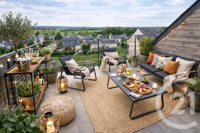 Appartement T4 &agrave; vendre - 4 pi&egrave;ces - 115,80 m2 - St Domineuc - 35 - BRETAGNE