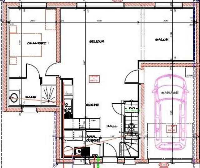 Maison &agrave; vendre - 7 pi&egrave;ces - 125,13 m2 - St Meen Le Grand - 35 - BRETAGNE