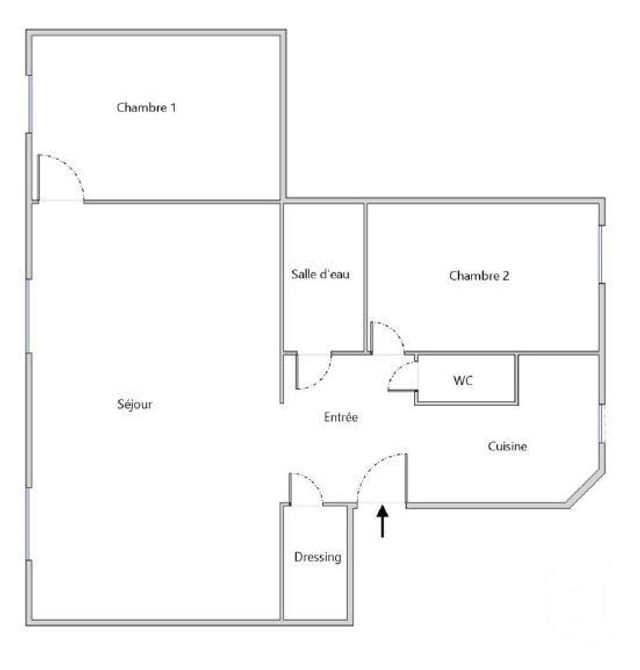 Appartement F4 &agrave; vendre - 4 pi&egrave;ces - 67,03 m2 - Paris - 75016 - ILE-DE-FRANCE