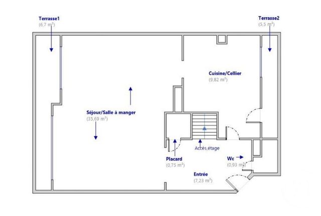 Appartement Duplex à vendre - 4 pièces - 93,46 m2 - Paris - 75016 - ILE-DE-FRANCE