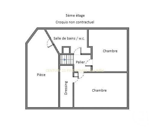 Appartement F6 &agrave; vendre - 6 pi&egrave;ces - 102,19 m2 - Paris - 75016 - ILE-DE-FRANCE