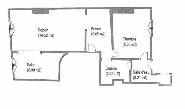 Appartement F2 bis &agrave; louer - 2 pi&egrave;ces - 41,17 m2 - Paris - 75016 - ILE-DE-FRANCE