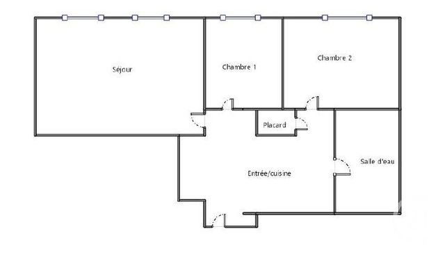 Appartement F3 &agrave; vendre - 3 pi&egrave;ces - 52,63 m2 - Paris - 75018 - ILE-DE-FRANCE