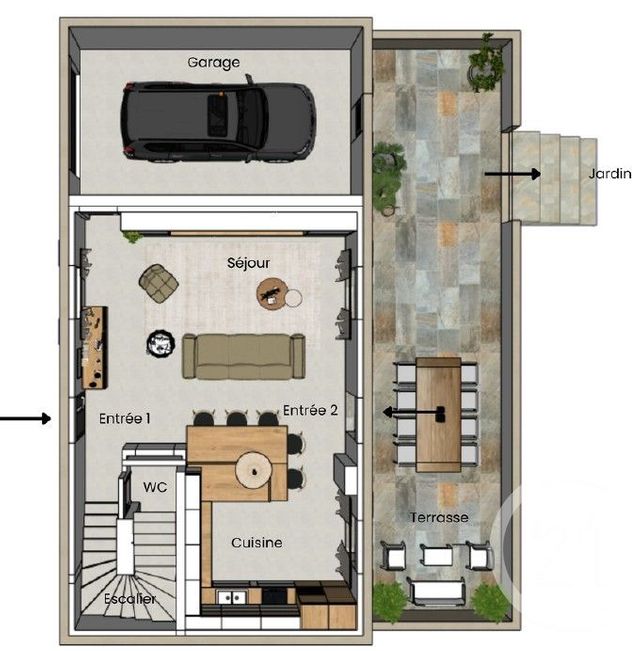 Maison &agrave; vendre - 4 pi&egrave;ces - 106,90 m2 - St Florent - 202 - CORSE