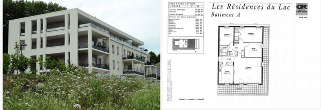 Appartement F4 &agrave; vendre - 4 pi&egrave;ces - 96,80 m2 - Champigneulles - 54 - LORRAINE