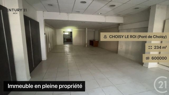 Immeuble à vendre - 197 m2 - Choisy Le Roi - 94 - ILE-DE-FRANCE