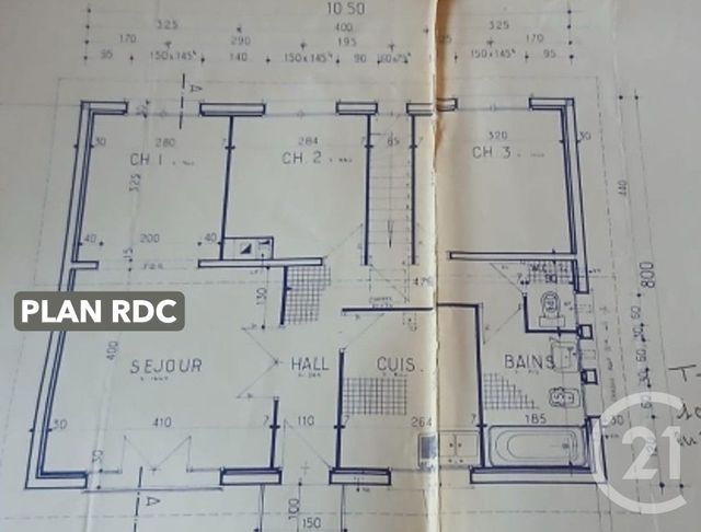 Maison &agrave; vendre - 5 pi&egrave;ces - 68,80 m2 - Croissy Beaubourg - 77 - ILE-DE-FRANCE
