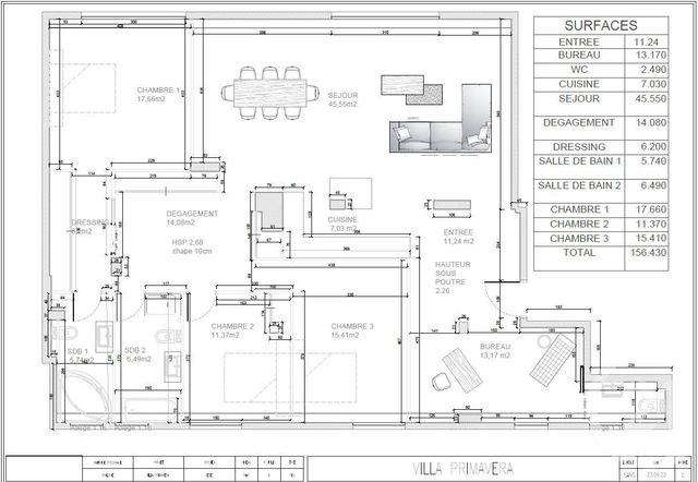 Appartement F5 &agrave; vendre - 5 pi&egrave;ces - 156 m2 - Roquebrune Cap Martin - 06 - PROVENCE-ALPES-COTE-D-AZUR