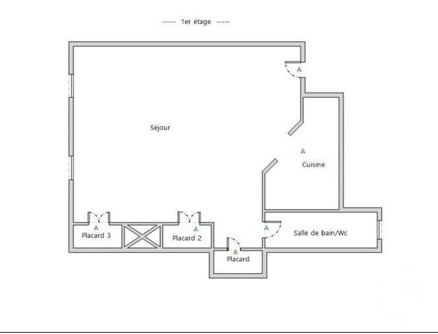 Appartement F1 &agrave; vendre - 1 pi&egrave;ce - 38,35 m2 - Lyon - 69006 - RHONE-ALPES