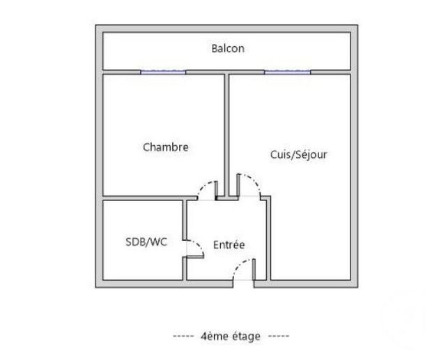 Appartement T2 &agrave; vendre - 2 pi&egrave;ces - 31,22 m2 - Lyon - 69003 - RHONE-ALPES