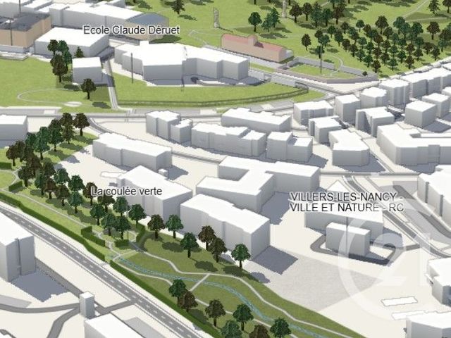 Appartement F2 à vendre - 2 pièces - 42,34 m2 - Villers Les Nancy - 54 - LORRAINE