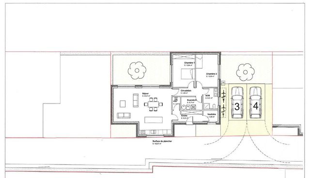 Terrain &agrave; vendre - 243 m2 - Nancy - 54 - LORRAINE