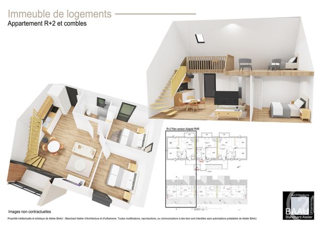 Appartement T4 à vendre - 4 pièces - 59,67 m2 - Pleneuf Val Andre - 22 - BRETAGNE