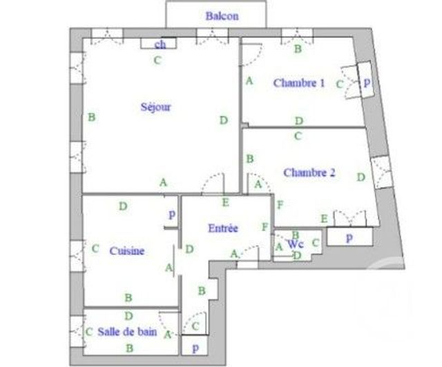 Appartement F3 &agrave; vendre - 3 pi&egrave;ces - 76,21 m2 - Vienne - 38 - RHONE-ALPES