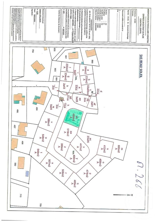 Terrain &agrave; vendre - 488 m2 - Carmaux - 81 - MIDI-PYRENEES