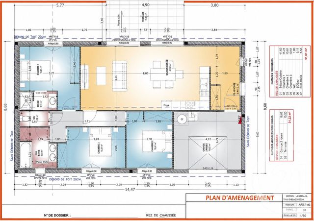 Maison &agrave; vendre - 4 pi&egrave;ces - 91,50 m2 - Terssac - 81 - MIDI-PYRENEES