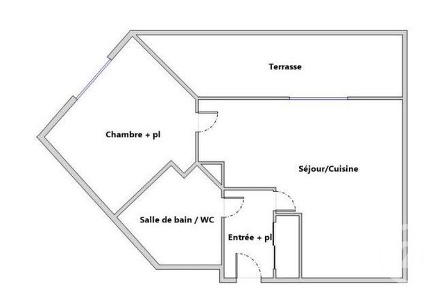 Appartement F2 à vendre - 2 pièces - 43,15 m2 - Montpellier - 34 - LANGUEDOC-ROUSSILLON